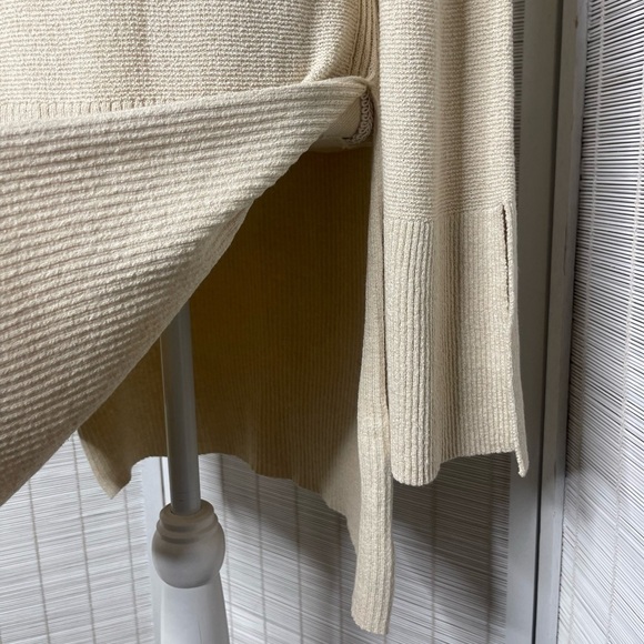 Free People Criss Cross Tunic Sweater Cream Size M - Picture 4 of 8